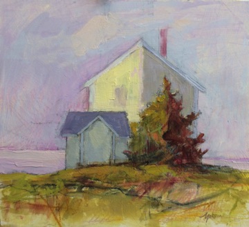 Quiet Constancy 10x11 
Available at Alpers Fine Art, Rockport, Ma